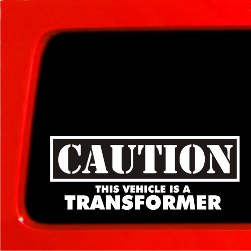 Caution Transformer JDM Stickers - https://customstickershop.us/product-category/jdm-stickers/