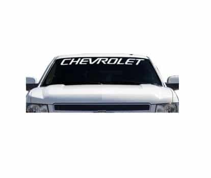 Chevrolet Classic Windshield Banner Chevy Window Decal Sticker