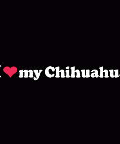 Love my Chihuahua Window Decals - https://customstickershop.us/product-category/animal-stickers/