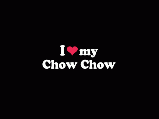 Love my Chow Chow Crested Decal - https://customstickershop.us/product-category/animal-stickers/