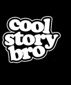 Cool Story Bro II Funny JDM Stickers - https://customstickershop.us/product-category/jdm-stickers/