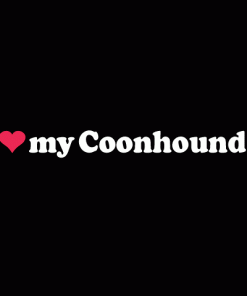 Love my Coonhound Window Decals - https://customstickershop.us/product-category/animal-stickers/