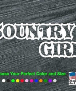country girl decal sticker