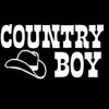 Country Boy With Hat Decal Sticker - https://customstickershop.us/product-category/western-decals/