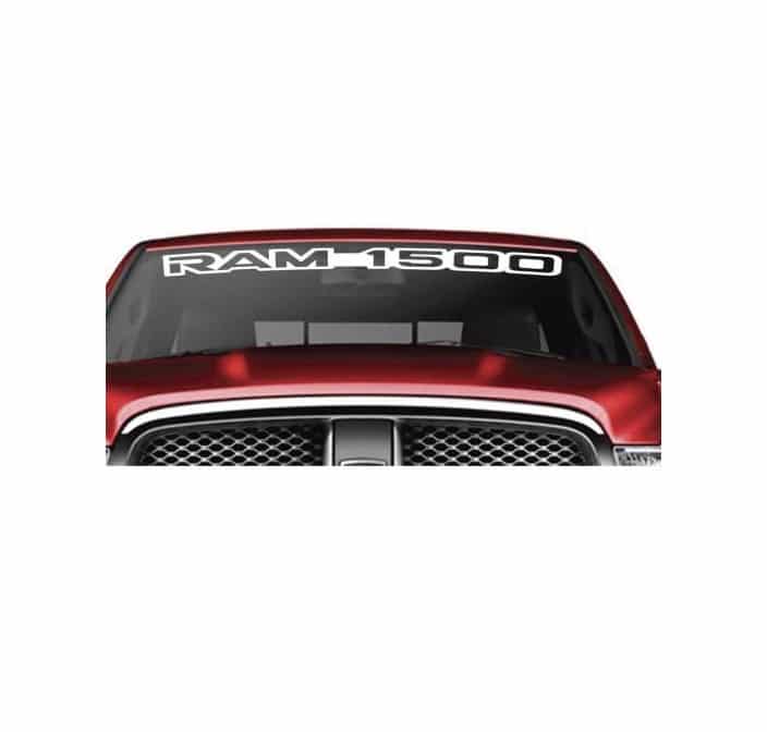 Dodge Ram 1500 Windshield Banner Decal Sticker – Dodge Decal Sticker ...