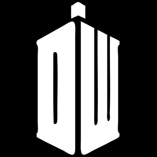 Dr Who DW Window Decal Sticker - https://customstickershop.us/product-category/stickers-for-cars/