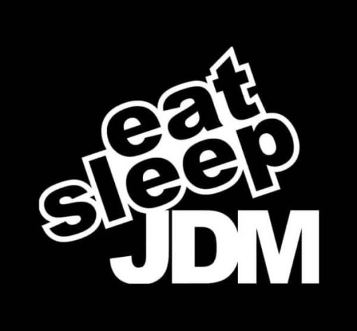 Eat Sleep JDM Decal Stickers - https://customstickershop.us/product-category/jdm-stickers/