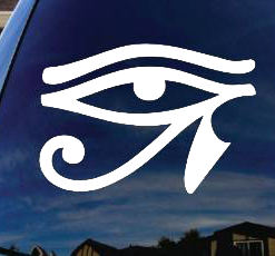 Egyptian Eye of Horus window decal Sticker