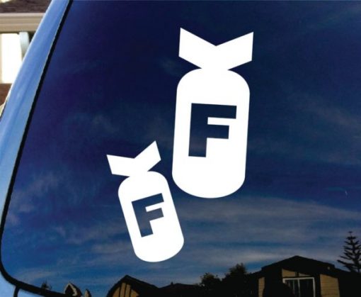 F Bomb II JDM Decal Stickers - https://customstickershop.us/product-category/jdm-stickers/