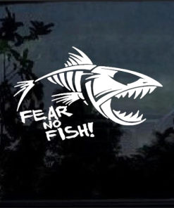 Fear No Fish Decal Stickers