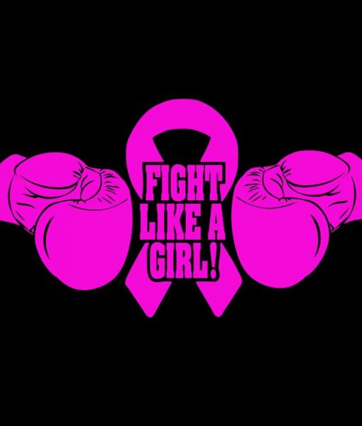 Fight Like A Girl Cancer Ribbon Vinyl Decal Sticker – Custom Sticker Shop