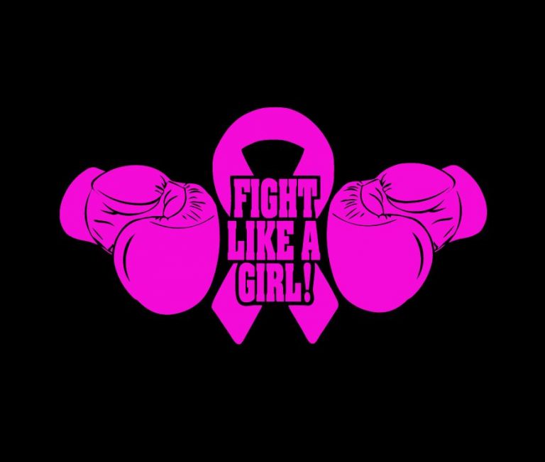 Fight Like a Girl Cancer Ribbon Vinyl Decal Sticker – Custom Sticker Shop