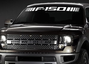 Ford F-150 Windshield Decals - https://customstickershop.us/product-category/windshield-decals/