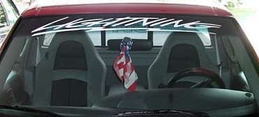 Ford Lightning Windshield Decals - https://customstickershop.us/product-category/windshield-decals/