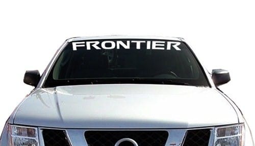 Nissan Frontier Windshield Decals - https://customstickershop.us/product-category/windshield-decals/