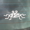 Flying Spaghetti Monster Car - Band Decal Stickers