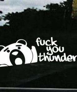 Thunder Buddy Funny Decal Sticker - https://customstickershop.us/product-category/jdm-stickers/