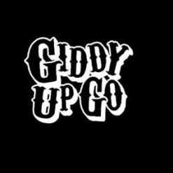 Giddy Up Go Truck Decal Sticker - https://customstickershop.us/product-category/western-decals/