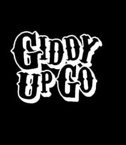 Giddy Up Go Truck Decal Sticker - https://customstickershop.us/product-category/western-decals/