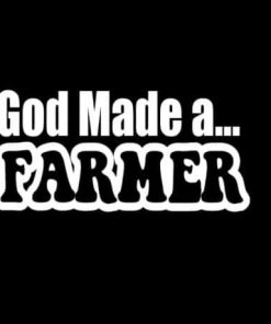 God Made Farmers Stickers for Cars - https://customstickershop.us/product-category/stickers-for-cars/