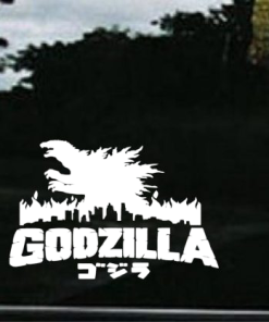 Godzilla Shadow Gojira Kaiju window decal Sticker