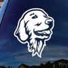 Golden Retriever Head Window Decal Sticker