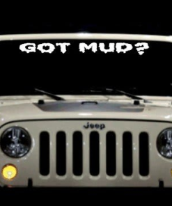 Got Mud Jeep Windshield Decals - https://customstickershop.us/product-category/windshield-decals/