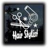 Hair Stylist Beautician Decal Sticker - https://customstickershop.us/product-category/career-occupation-decals/