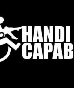 Handi Capable Funny Window Decals - https://customstickershop.us/product-category/funny-window-decals/