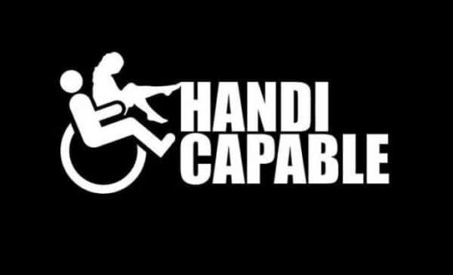 Handi Capable Funny Window Decals - https://customstickershop.us/product-category/funny-window-decals/