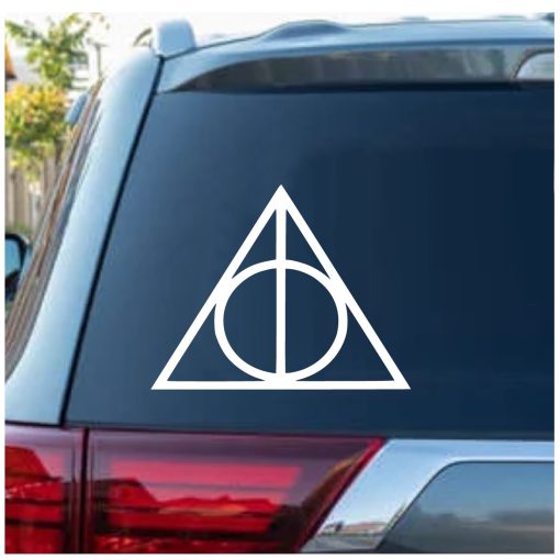 harry potter deathly hallows decal sticker