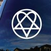 Heartagram Window Decal Sticker - https://customstickershop.us/product-category/stickers-for-cars/