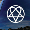 Heartagram Window Decal Sticker