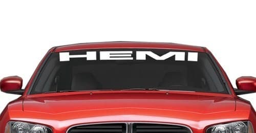 Dodge Hemi Windshield Decals - https://customstickershop.us/product-category/windshield-decals/