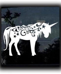 Fantasy Horse Unicorn Decal Sticker - https://customstickershop.us/product-category/animal-stickers/