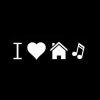 Love House Music Car Decal Sticker - https://customstickershop.us/product-category/stickers-for-cars/
