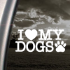 Love My s Heart Window Decal Sticker