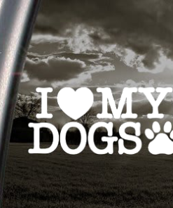 Love My s Heart Window Decal Sticker