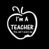 I am a Teacher Decal Sticker - https://customstickershop.us/product-category/career-occupation-decals/