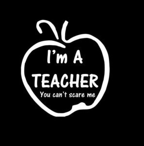 I am a Teacher Decal Sticker - https://customstickershop.us/product-category/career-occupation-decals/