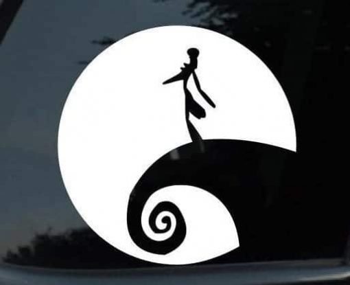 Jack Nightmare Before Christmas Decal - https://customstickershop.us/product-category/stickers-for-cars/