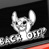Stitch Back Off - Cartoon Decal Sticker
