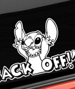 Stitch Back Off - Cartoon Decal Sticker