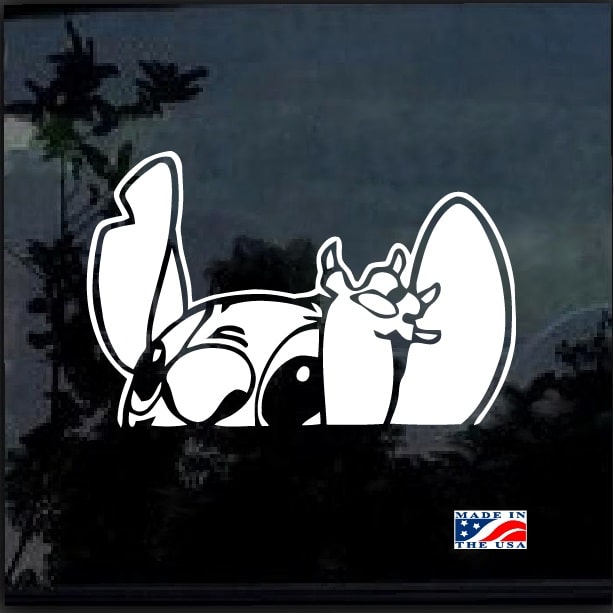 Lilo & Stitch Cartoon Funny Sticker Bumper Decal - ''SIZES'' 