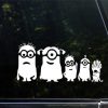 Minion Family II Window Decal Sticker - https://customstickershop.us/product-category/stickers-for-cars/