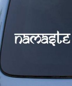 Namaste Window Decal Sticker - https://customstickershop.us/product-category/stickers-for-cars/