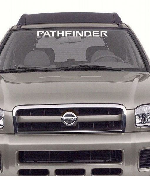 Vinyl Windshield Banner Decal Stickers Fits Nissan Pathfinder