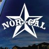 Nor Cal Star Window Decal Sticker - https://customstickershop.us/product-category/stickers-for-cars/