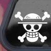 One Piece Luffy Jolly Roger Decal - https://customstickershop.us/product-category/stickers-for-cars/