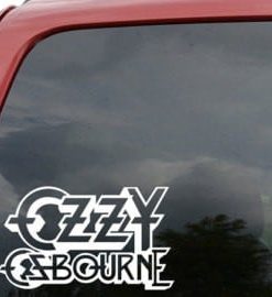 Ozzy Osbourne Music Decal Sticker - https://customstickershop.us/product-category/music-decals/
